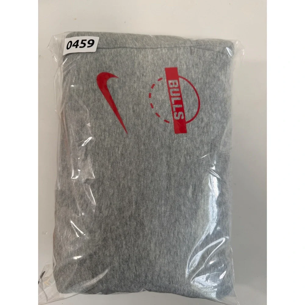 Nike Chicago Bulls NBA Sweatpants Mens XL Grey Tapered Fleece Joggers HM7295-063